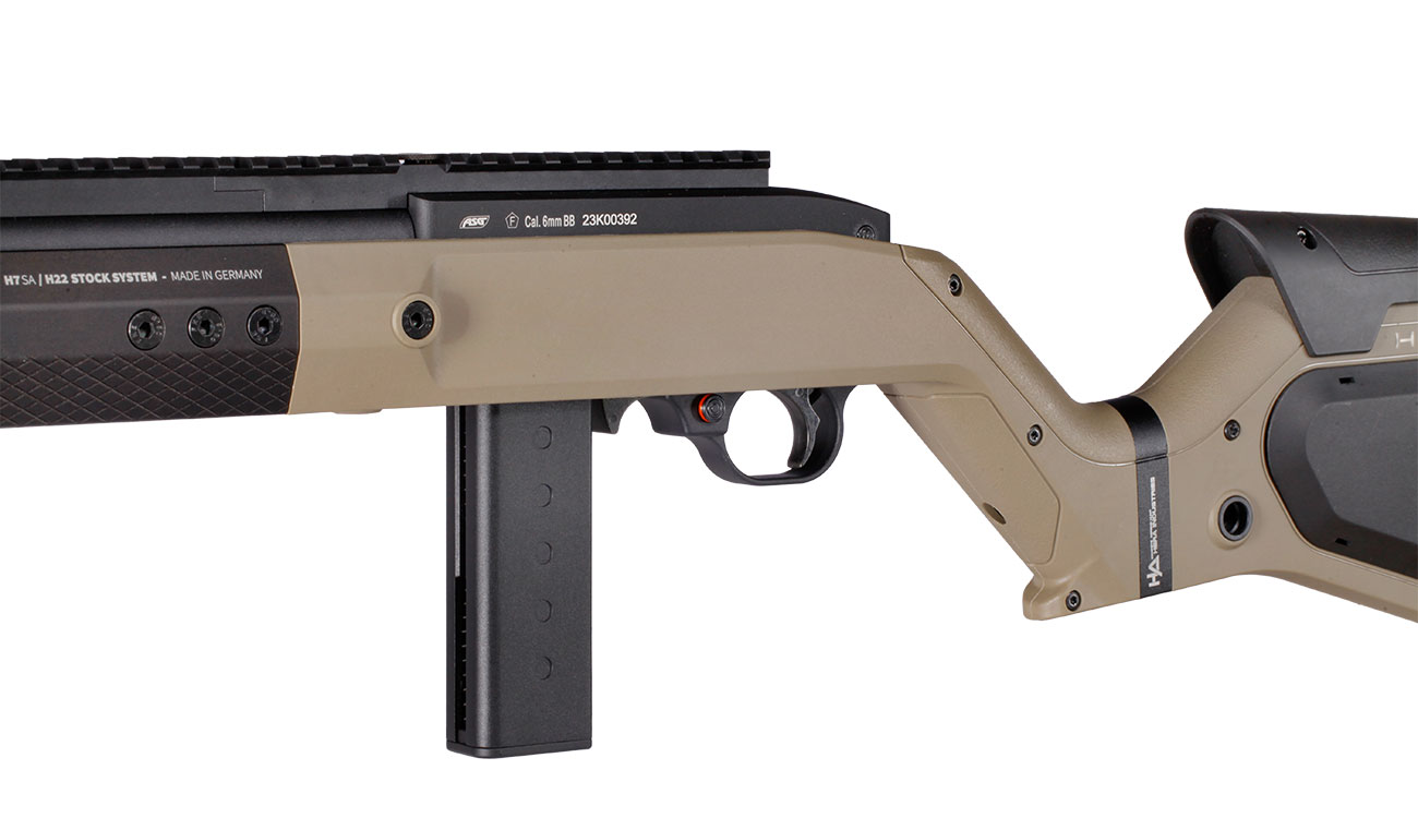 ASG H-22 STC Hera Arms Hybrid Series Vollmetall Gas-Blow-Back 6mm BB tan Bild 6