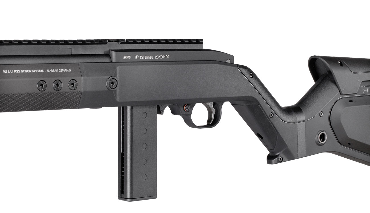 ASG H-22 STC Hera Arms Hybrid Series Vollmetall Gas-Blow-Back 6mm BB schwarz Bild 6