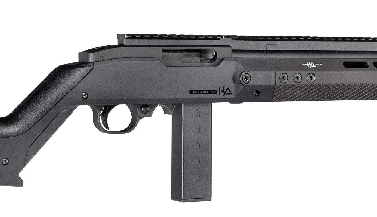 ASG H-22 STC Hera Arms Hybrid Series Vollmetall Gas-Blow-Back 6mm BB schwarz Bild 7