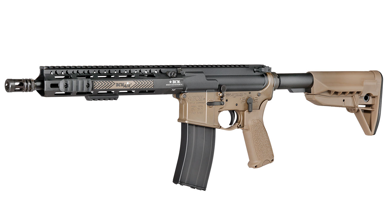 VFC BCM MCMR CQB 11.5 Zoll Vollmetall Gas-Blow-Back 6mm BB Two Tone