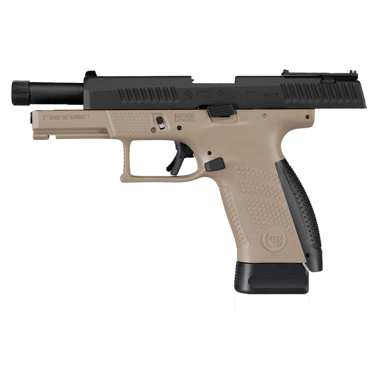 KJ Works CZ P-10 C Optics Ready mit Metallschlitten CO2BB 6mm BB Dualtone Bild 2