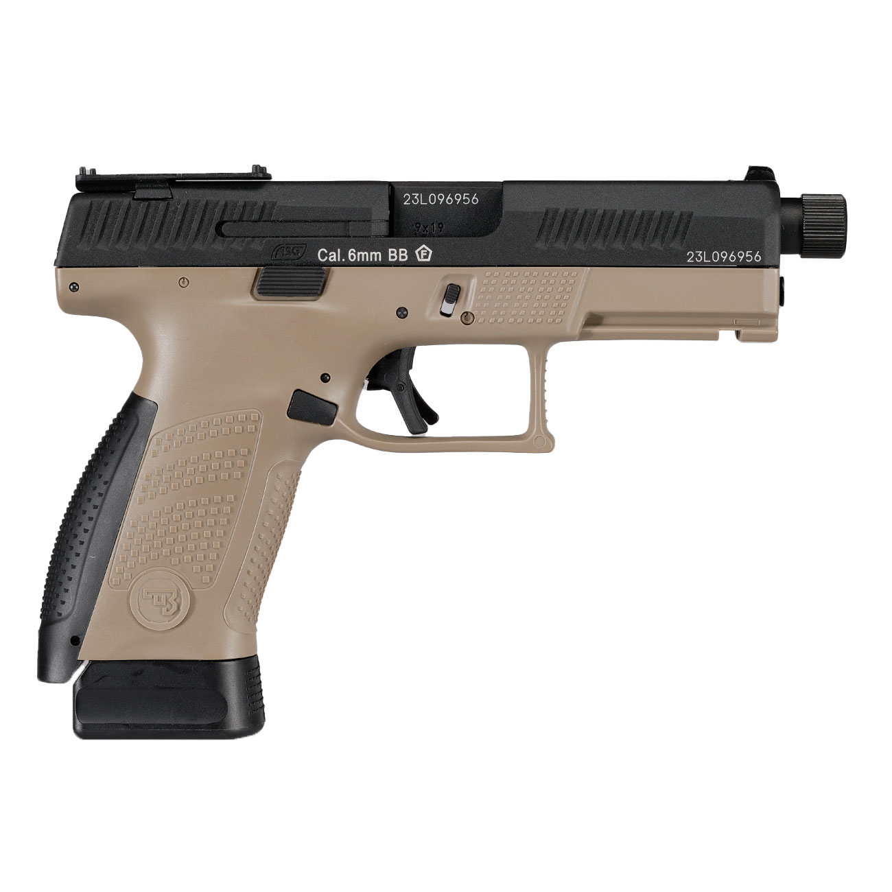 KJ Works CZ P-10 C Optics Ready mit Metallschlitten CO2BB 6mm BB Dualtone Bild 3