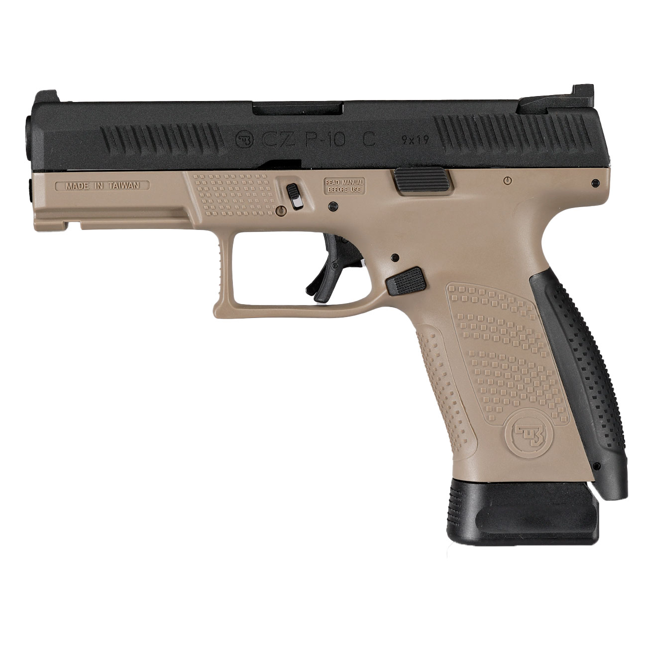 KJ Works CZ P-10 C mit Metallschlitten CO2BB 6mm BB Dualtone Bild 1