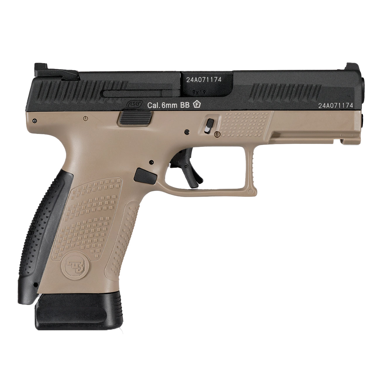 KJ Works CZ P-10 C mit Metallschlitten CO2BB 6mm BB Dualtone Bild 3