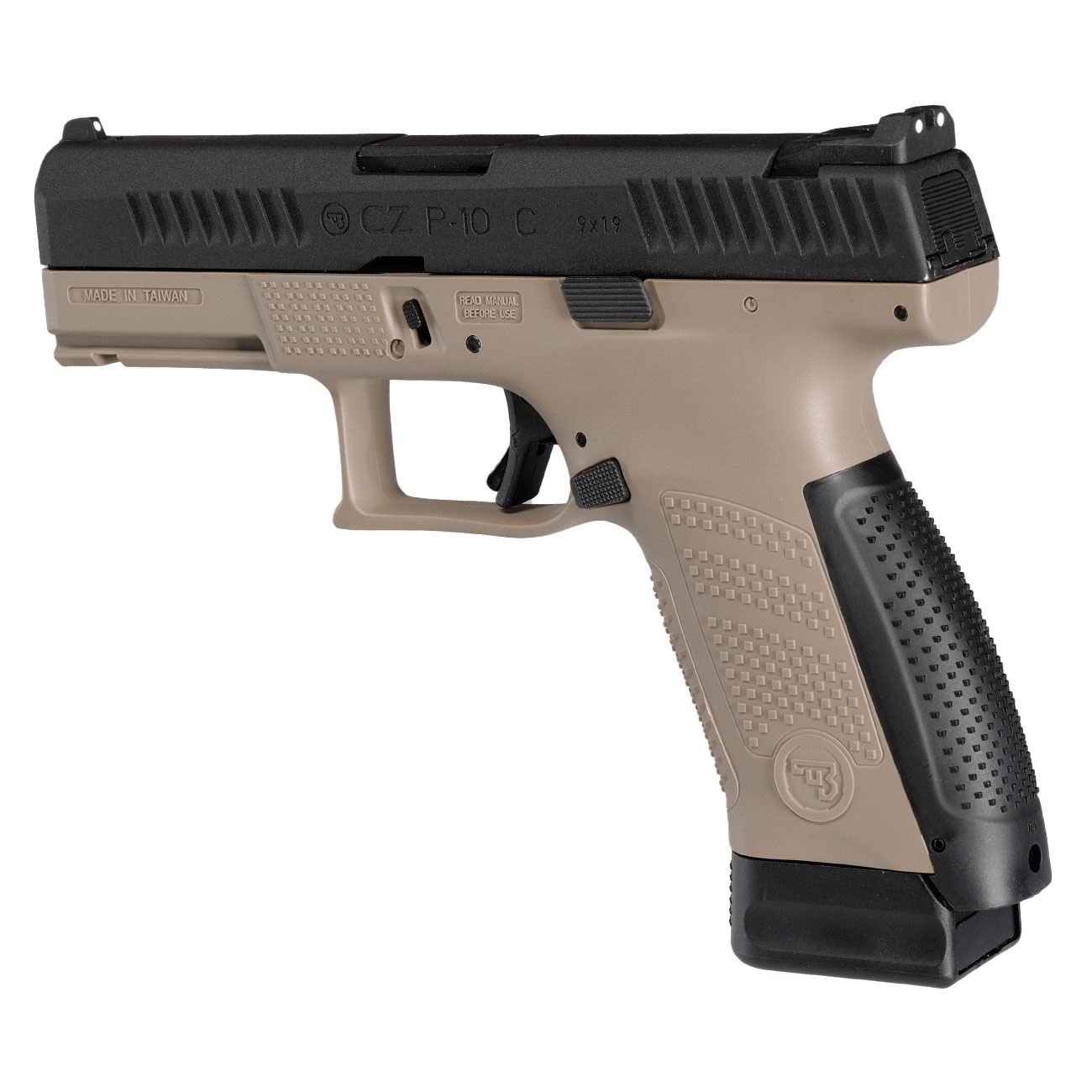 KJ Works CZ P-10 C mit Metallschlitten CO2BB 6mm BB Dualtone Bild 8