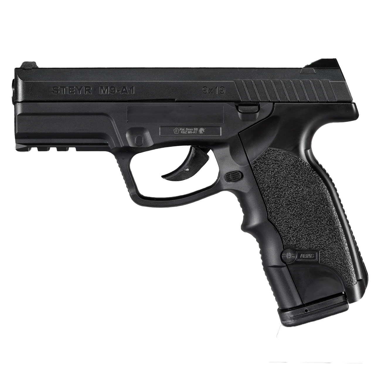 ASG Steyr M9A1 Polymergehuse CO2 NBB 6mm BB schwarz - Low Power Version Bild 1