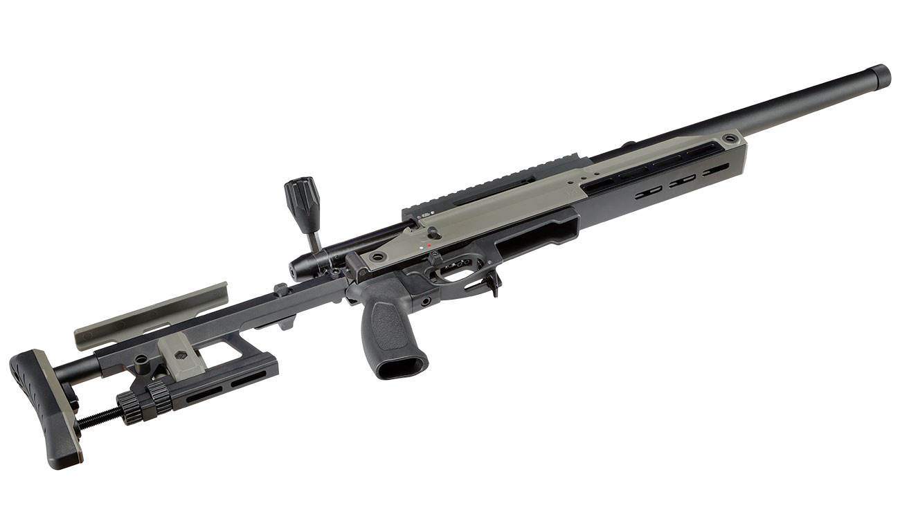 Silverback TAC-41 A mit Aluminium Chassis Bolt Action Snipergewehr Springer 6mm BB oliv Bild 4