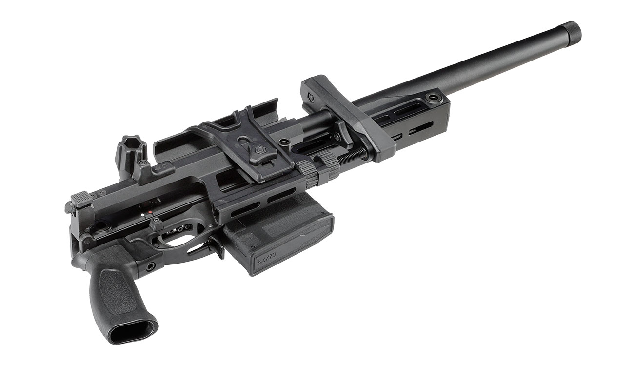 Silverback TAC-41 A mit Aluminium Chassis Bolt Action Snipergewehr Springer 6mm BB schwarz Bild 5