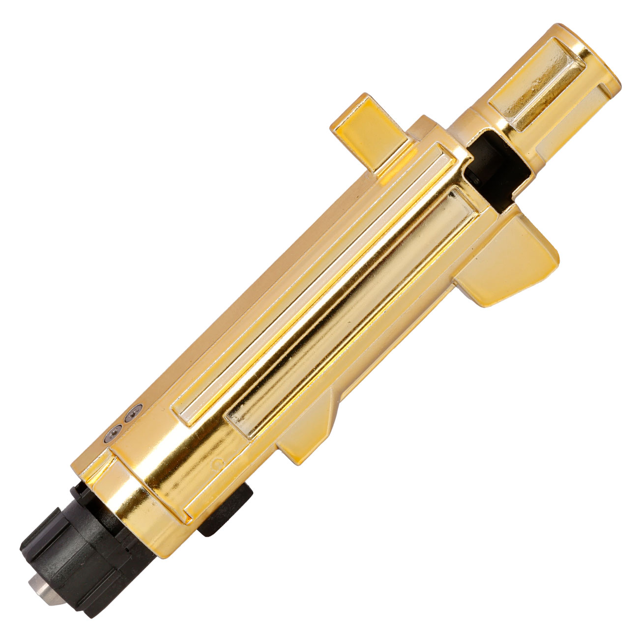 APS M4 / M16 CO2BB GBox Loading Nozzle komplett mit Dsengehuse gold - Softairgas-Version Bild 2