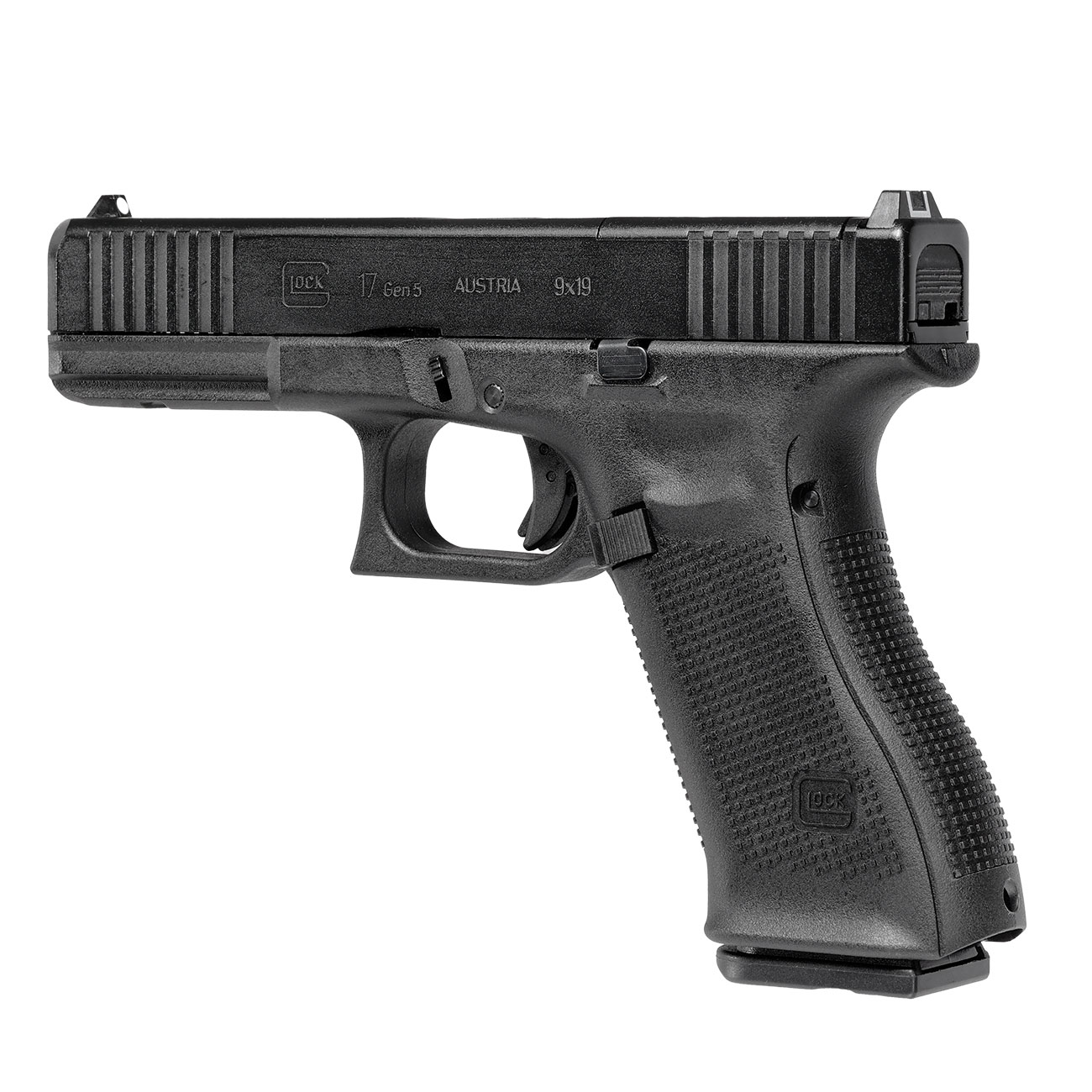 SRC Glock 17 Gen. 5 MOS mit Metallschlitten CO2 BlowBack 6mm BB schwarz Bild 8