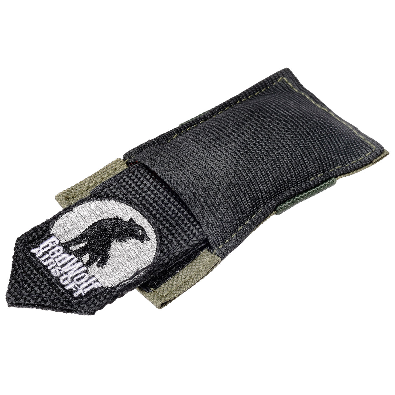 Redwolf Airsoft Airsoft Kill Rag / Dead Rag mit Molle-Tasche oliv / schwarz