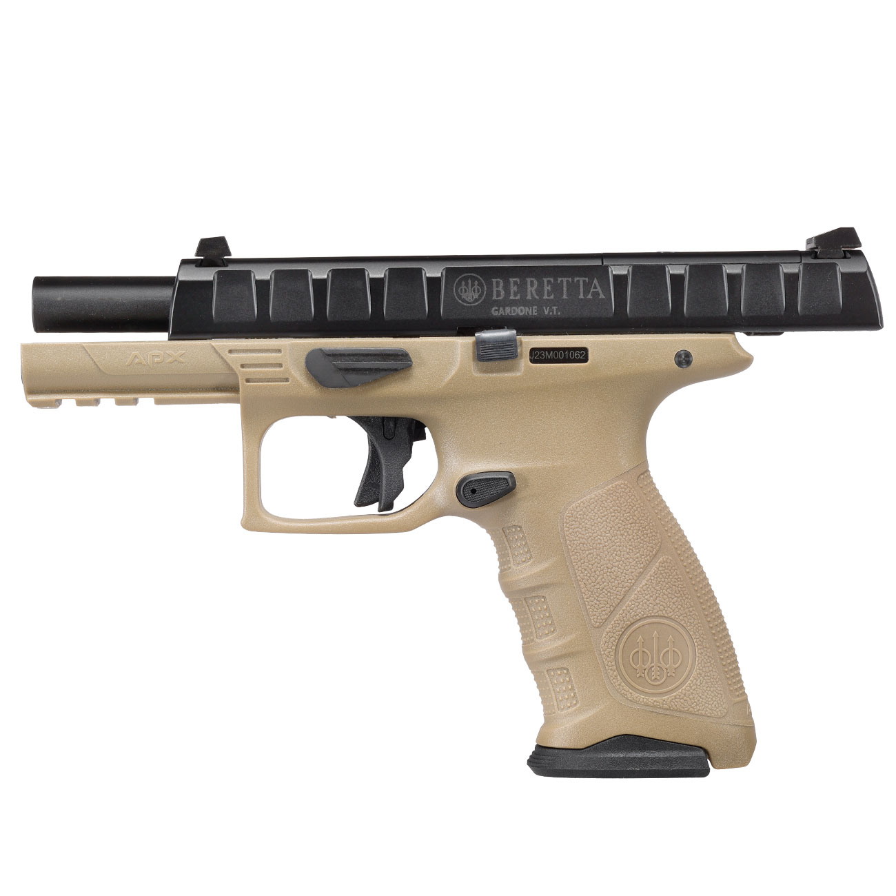 KWA Beretta APX RDO mit Metallschlitten GBB 6mm BB Flat Dark Earth Bild 2