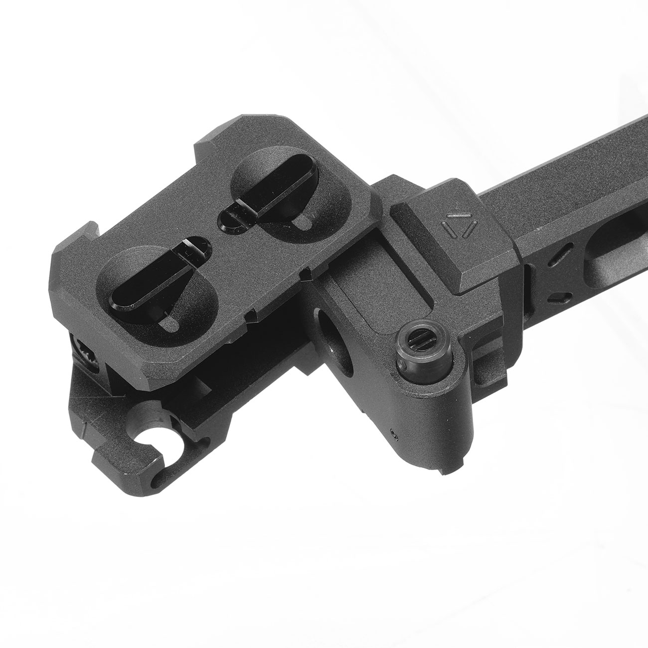 Strike Industries Dual Folding Adapter Schaft mit FSA Schaftkappe und Stabilizer End f. 20 - 22 mm Schienen schwarz Bild 8