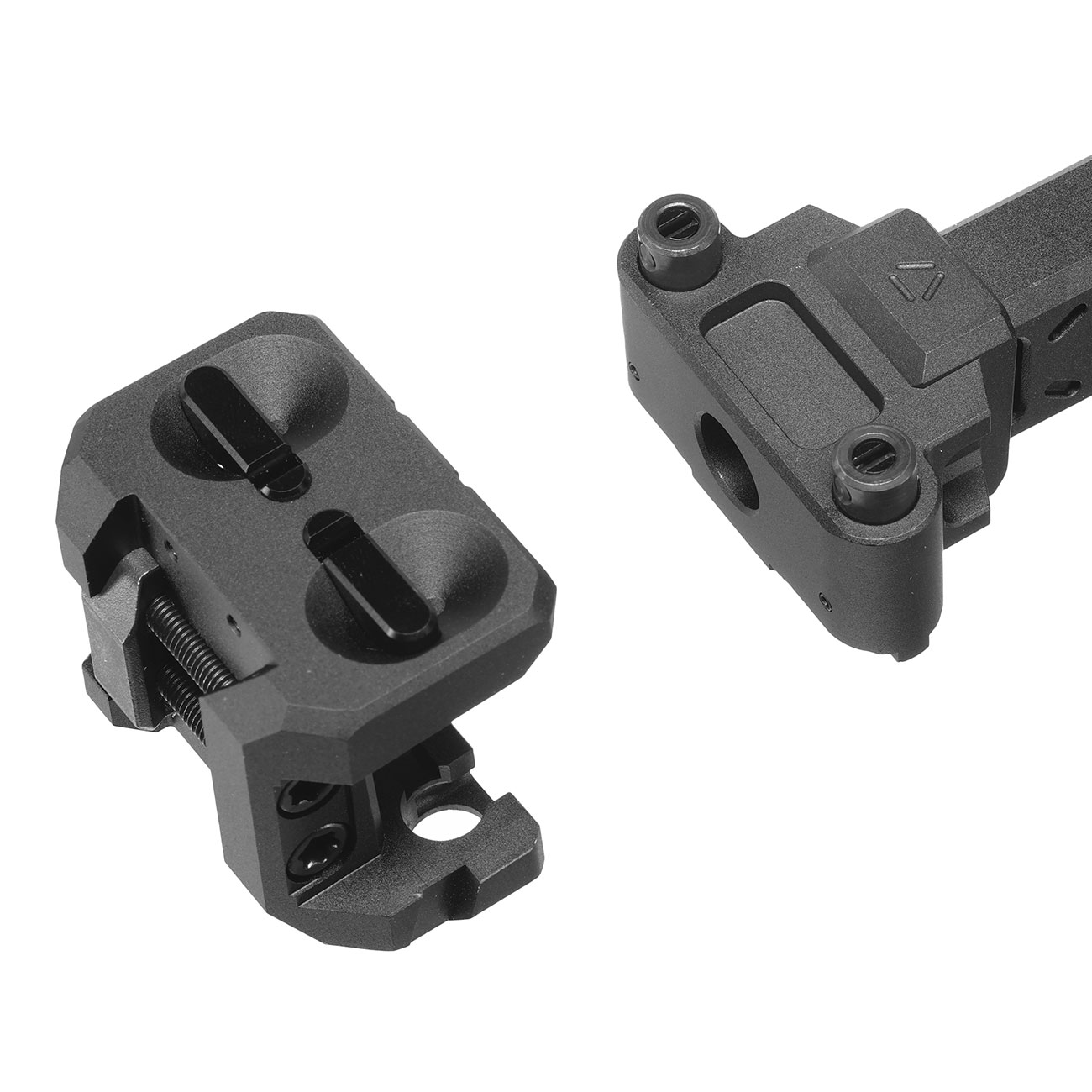 Strike Industries Dual Folding Adapter Schaft mit FSA Schaftkappe und Stabilizer End f. 20 - 22 mm Schienen schwarz Bild 9