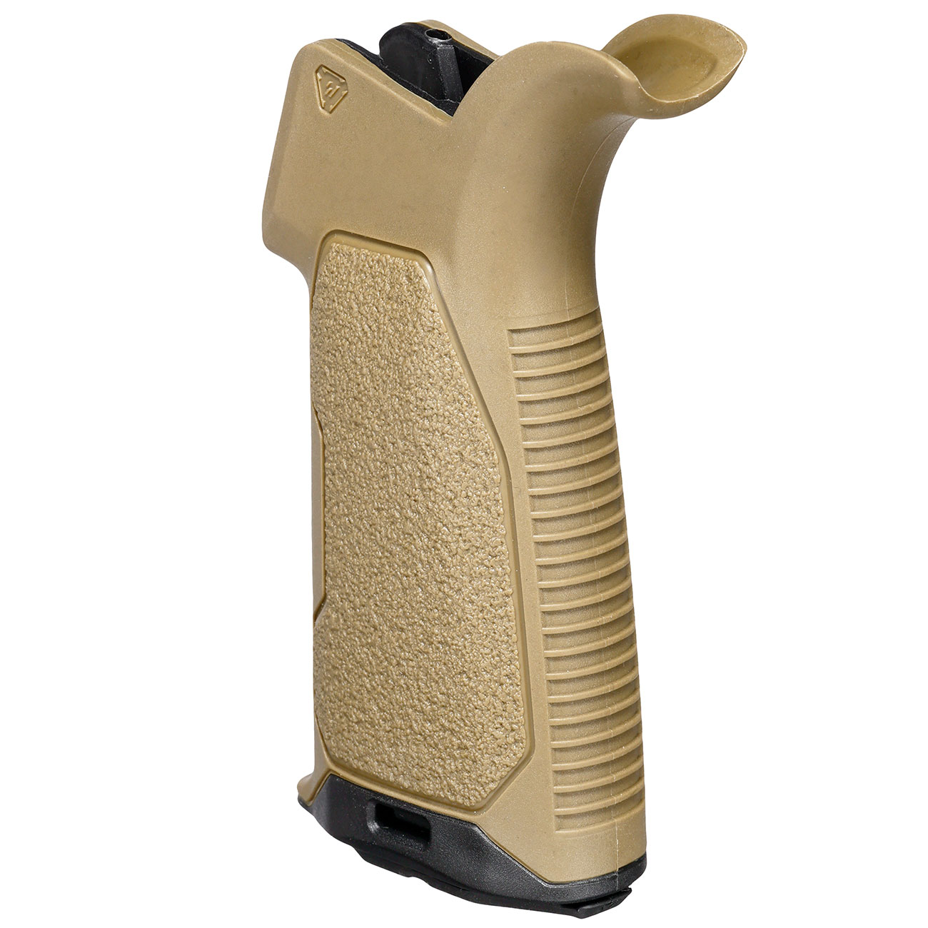 Strike Industries OMPG Overmolded Enhanced Pistol Grip Griffstck 15 Grad Flat Dark Earth f. VFC / WE / WA M4 GBB Serie Bild 3