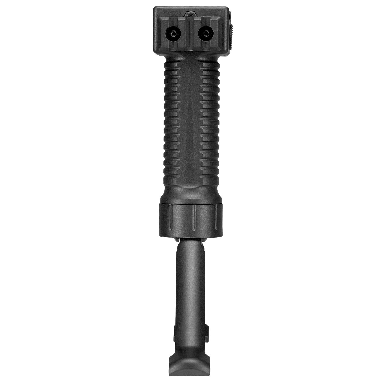 WoSport Tactical Bipod Frontgriff mit integriertem Zweibein f. 20 - 22mm Schienen schwarz Bild 10