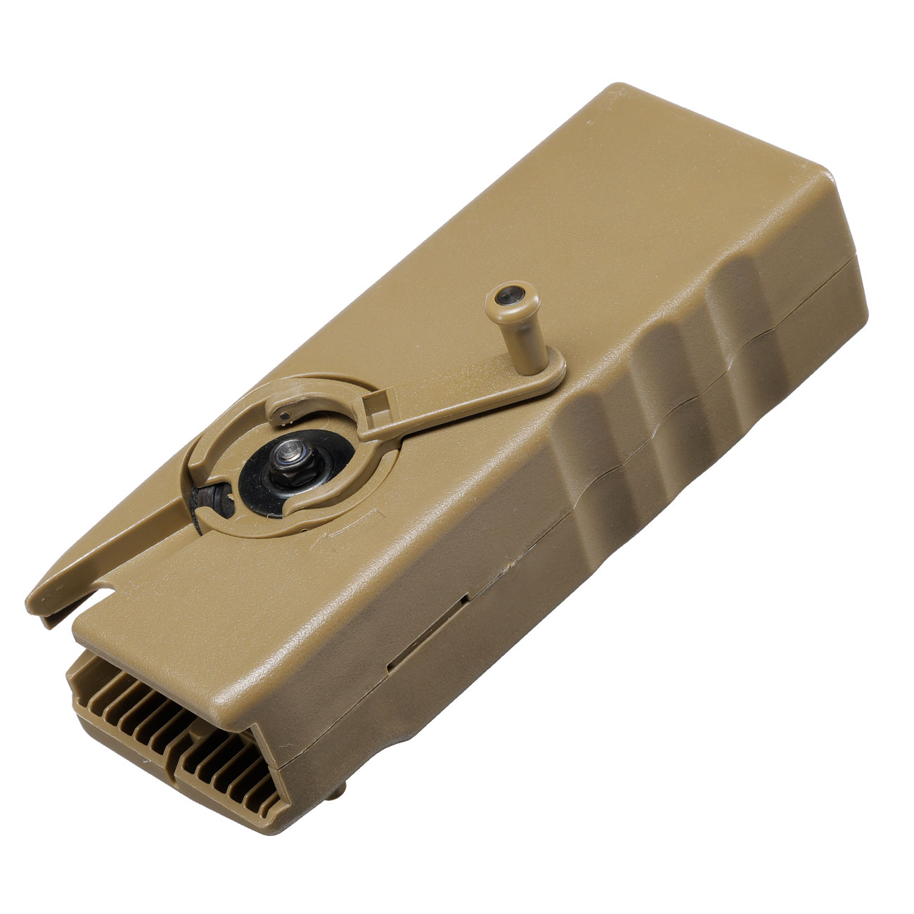 WoSport 1000 Rounds Silent Magazin-Speedloader f. M4 AEG / S-AEG Magazine tan Bild 3