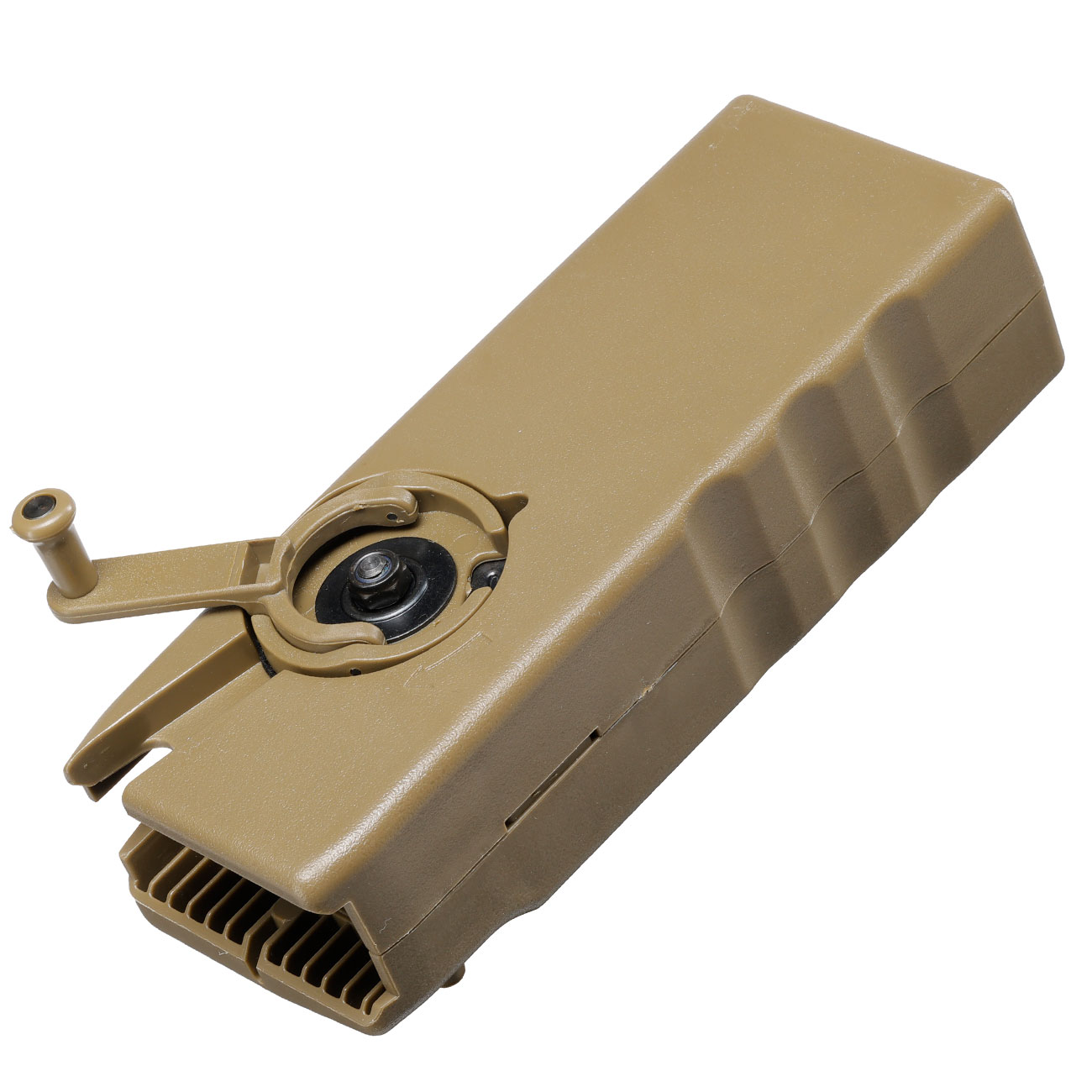 WoSport 1000 Rounds Silent Magazin-Speedloader f. M4 AEG / S-AEG Magazine tan Bild 4