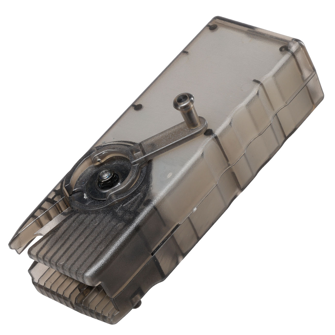 WoSport 1000 Rounds Silent Magazin-Speedloader f. M4 AEG / S-AEG Magazine grau-transparent Bild 3