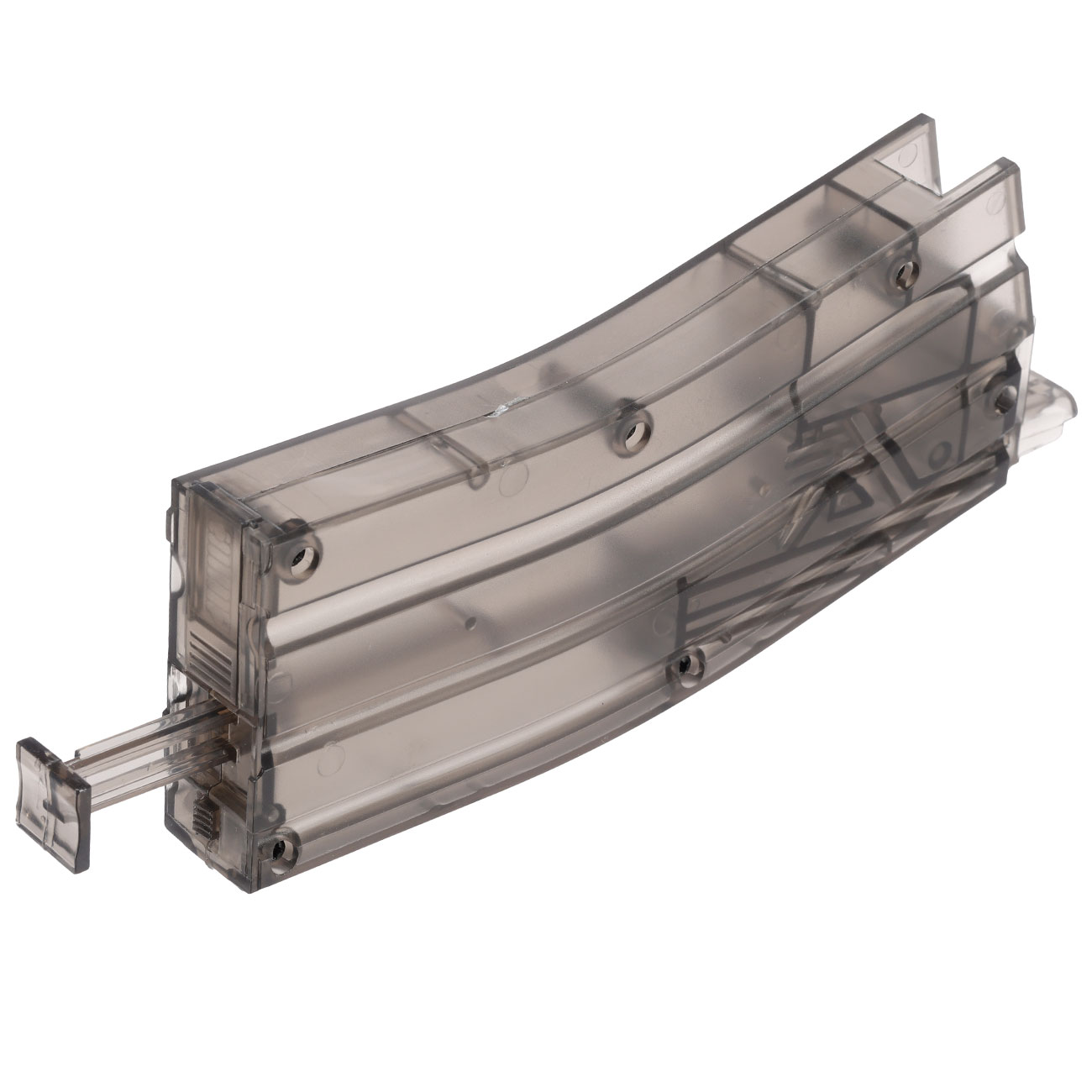 WoSport M4 / M16 Magazin-Style Speedloader fr 500 BBs rauch-transparent Bild 1