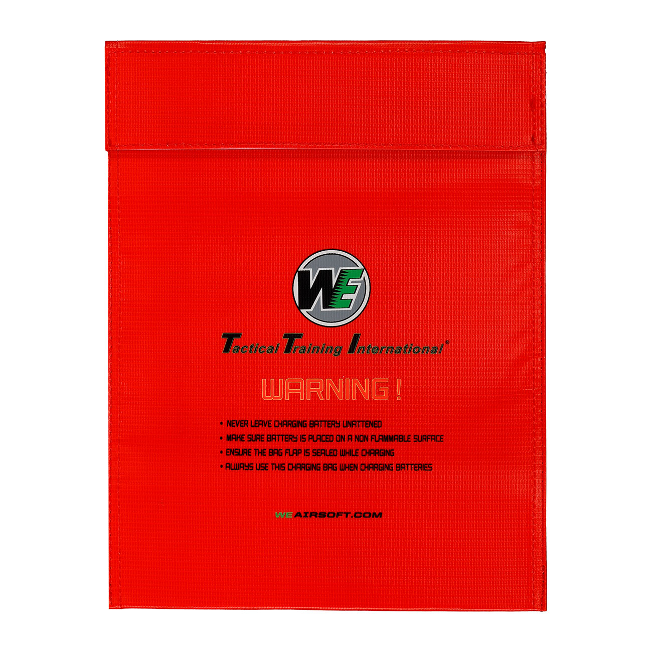 Wei-ETech LiPo Safety Bag Large 23 x 30cm Feuerfeste Sicherheitstasche rot