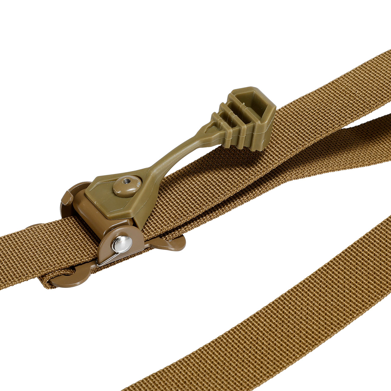 WoSport 2-Punkt Tragegurt Tactical Functional m. QD-Schnellverstellung Coyote Brown Bild 4