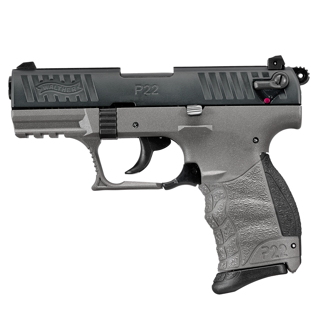 Walther P22Q Schreckschuss Pistole 9mm P.A.K. Cerakote Meteor Gray Sondermodell