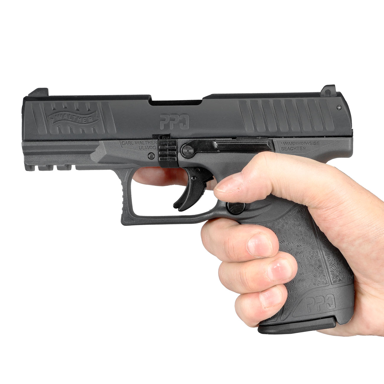 Walther PPQ M2 Schreckschuss Pistole 9mm P.A.K. Cerakote Tungsten Gray Sondermodell Bild 5