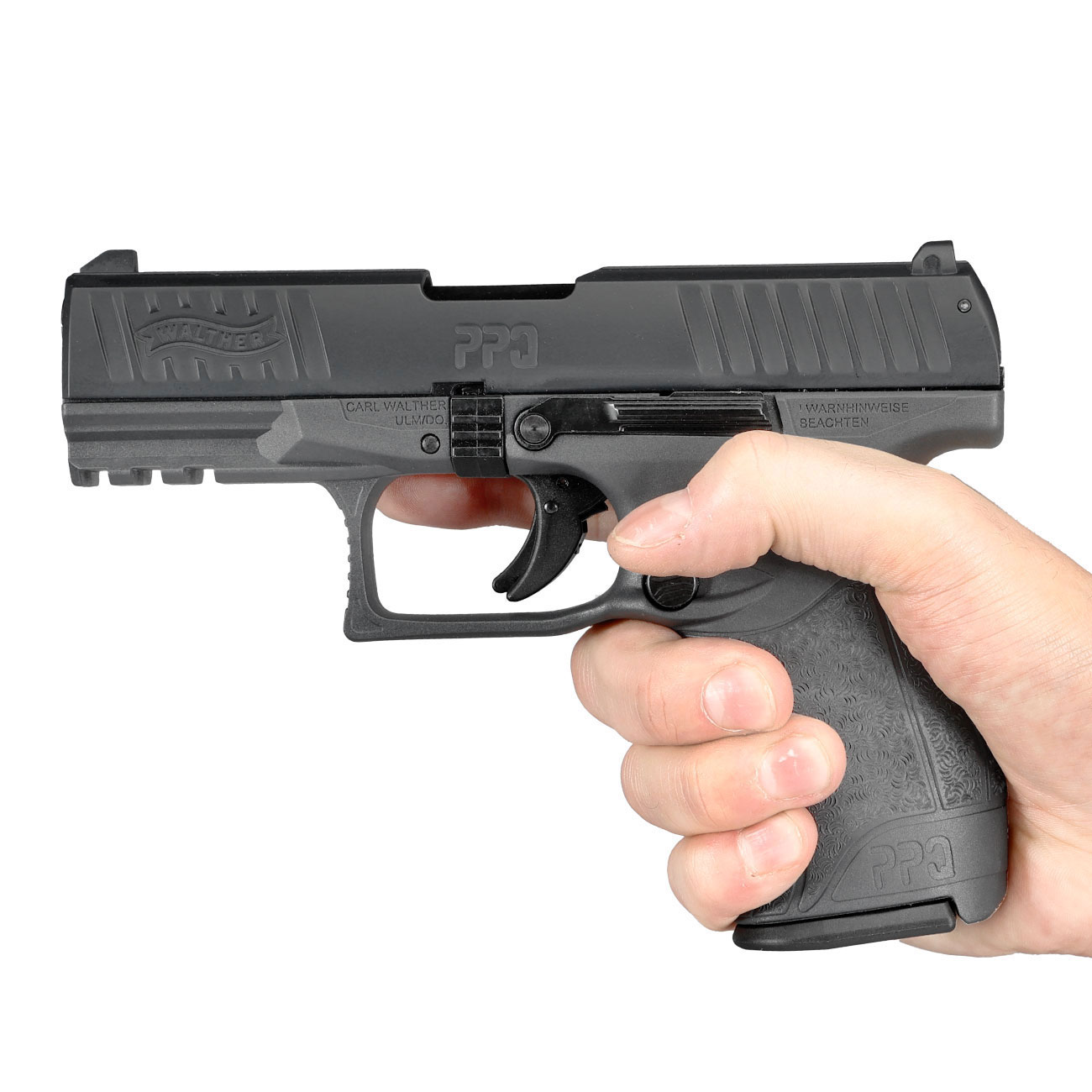 Walther PPQ M2 Schreckschuss Pistole 9mm P.A.K. Cerakote Tungsten Gray Sondermodell inkl. 50 Schuss Black Blitz GRATIS Bild 5