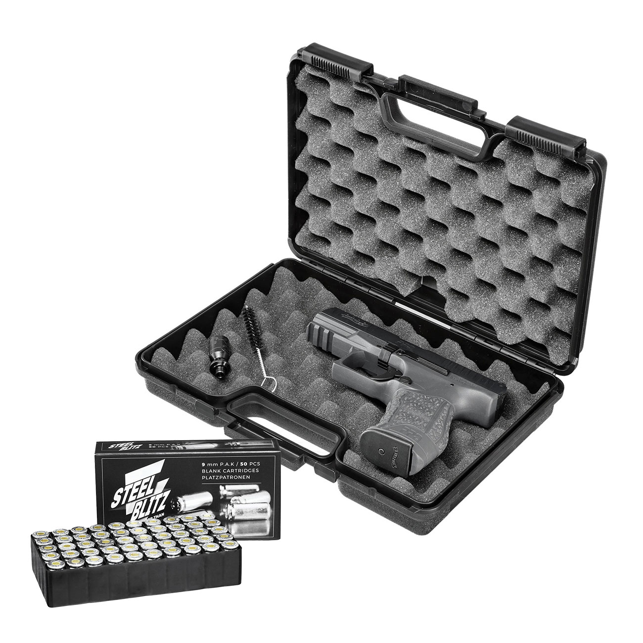 Walther PPQ M2 Schreckschuss Pistole 9mm P.A.K. Cerakote Tungsten Gray Sondermodell inkl. 50 Schuss Steel Blitz GRATIS Bild 4