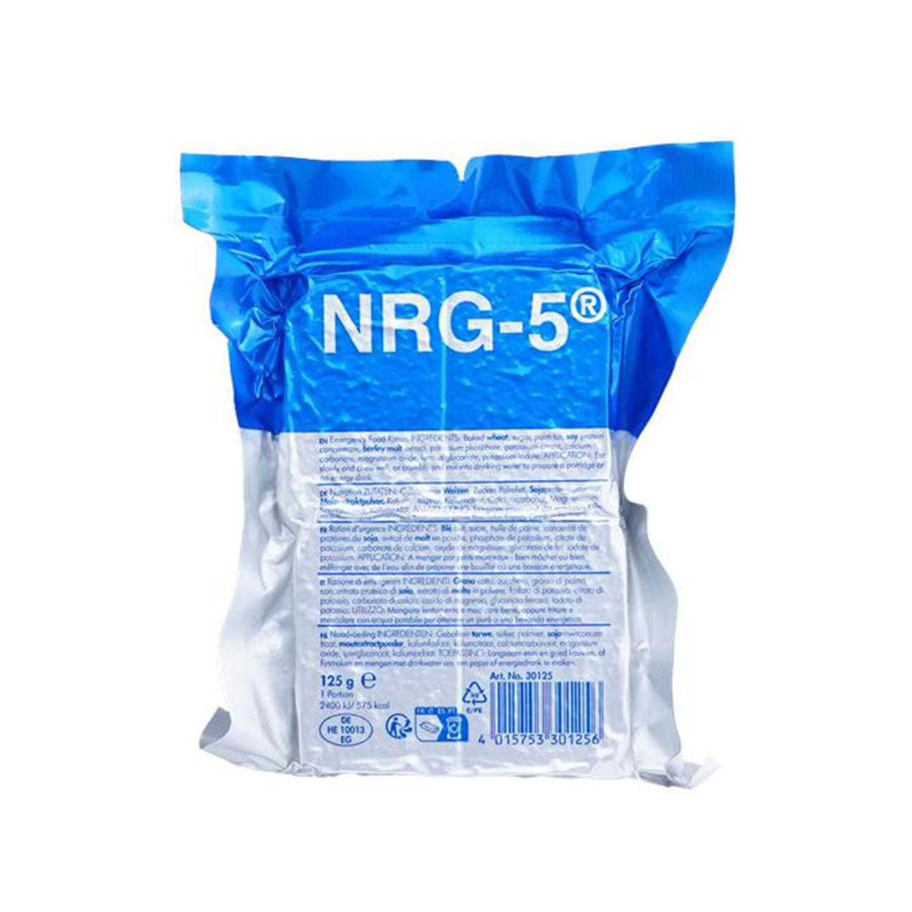 Notverpflegung NRG-5 125 g / 4 Riegel  20Jahre haltbare Riegelkombination