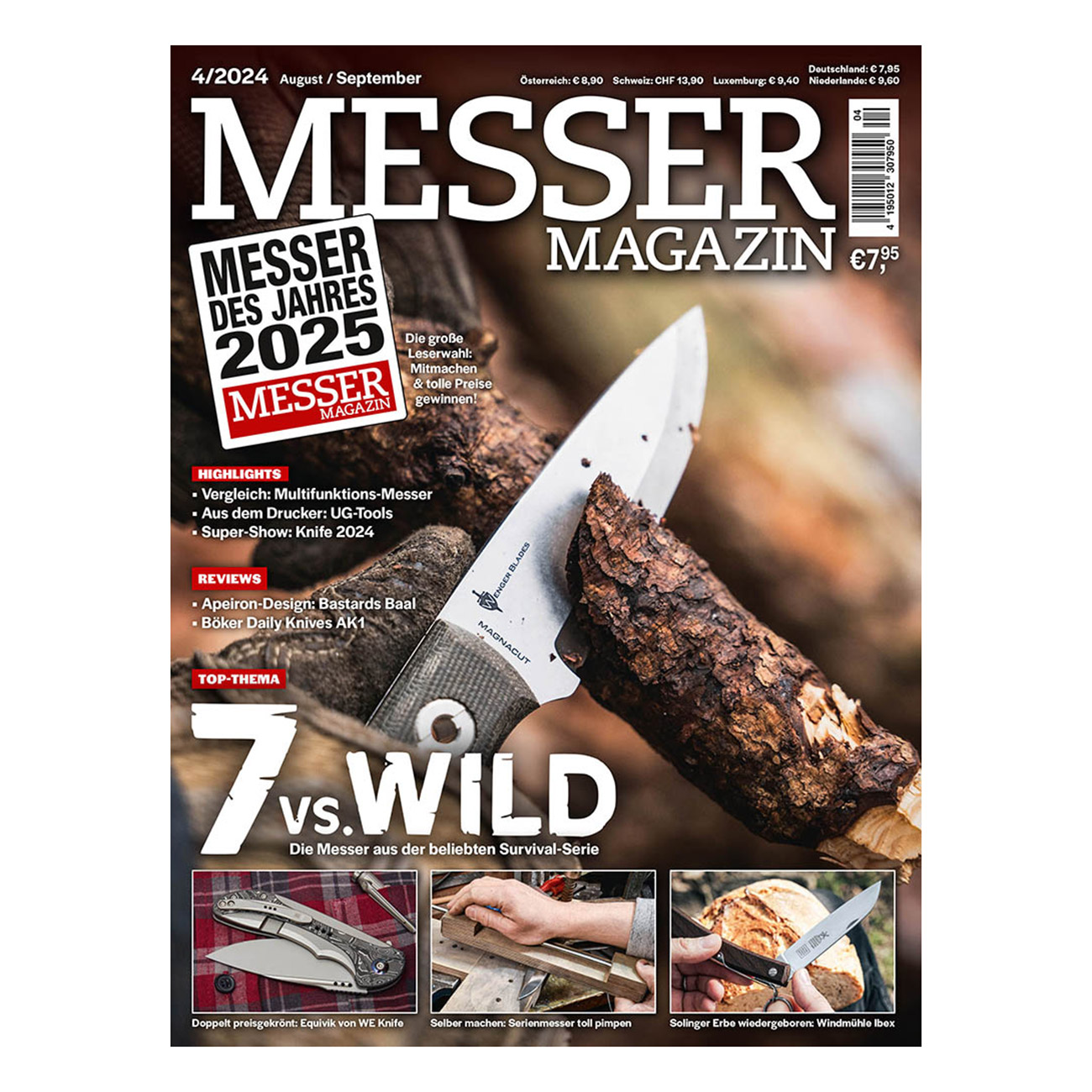 Zeitschrift Messer Magazin 04/2024 August/September