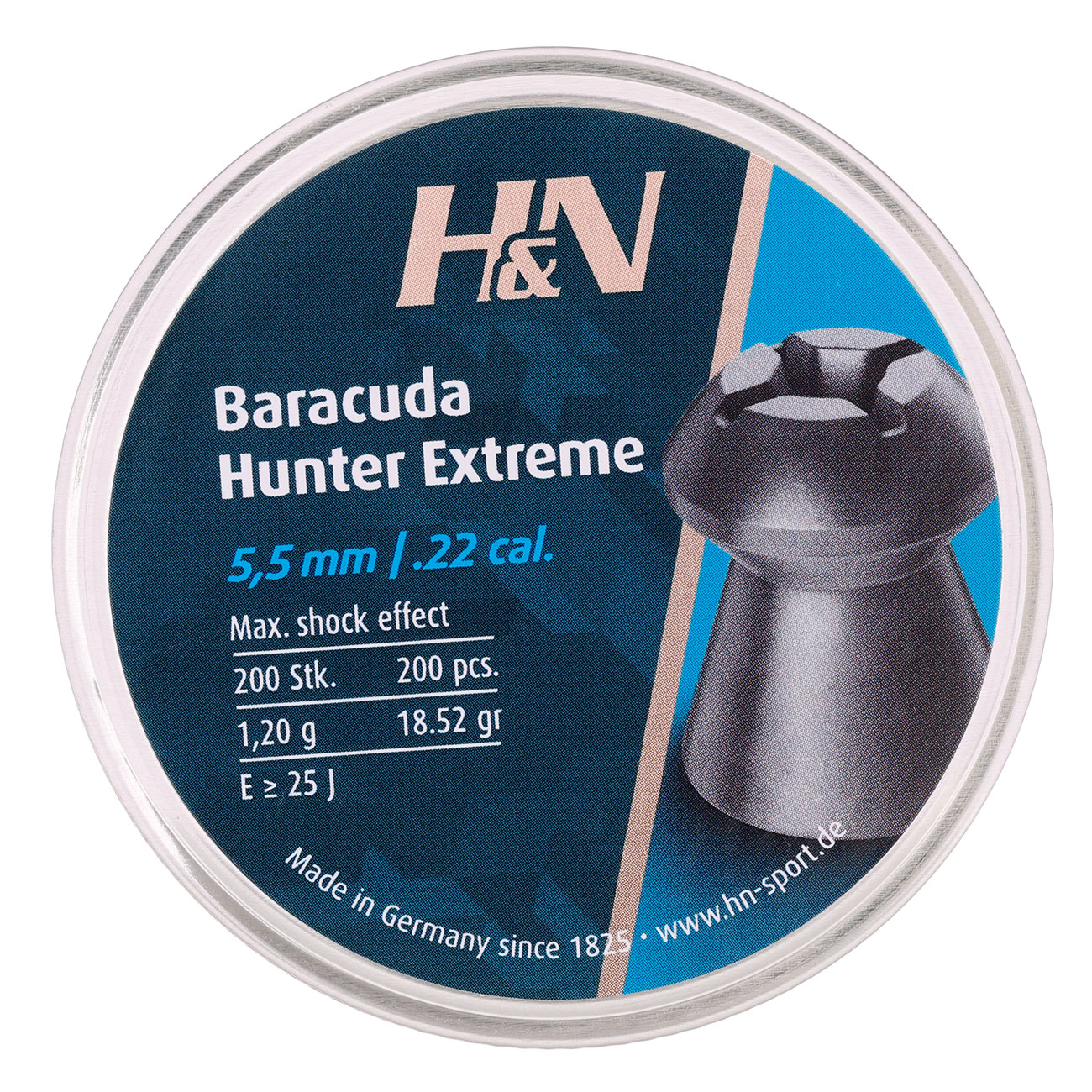 H&N Baracuda Hunter Rundkopf-Diabolos Extreme Hohlspitze 5,5mm 200 Stck Bild 3