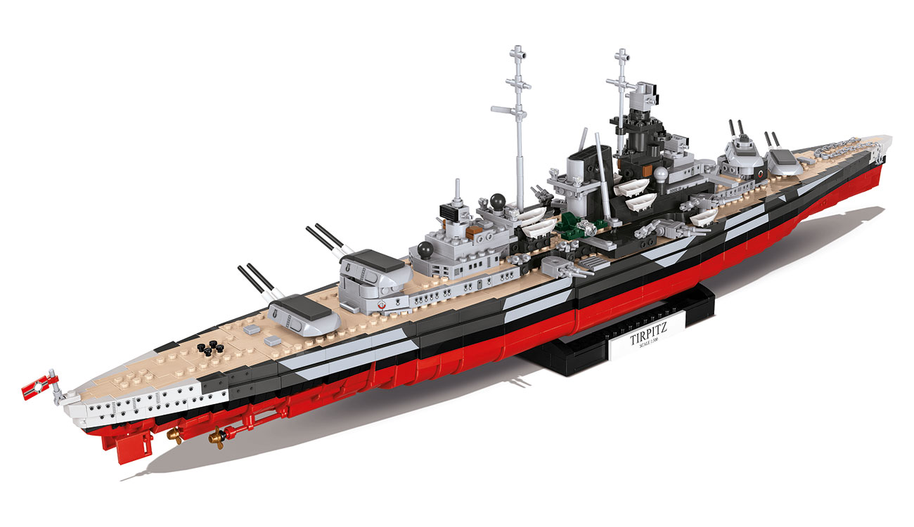 Cobi World Of Warships Bausatz Schlachtschiff Tirpitz 2000 Teile 3085