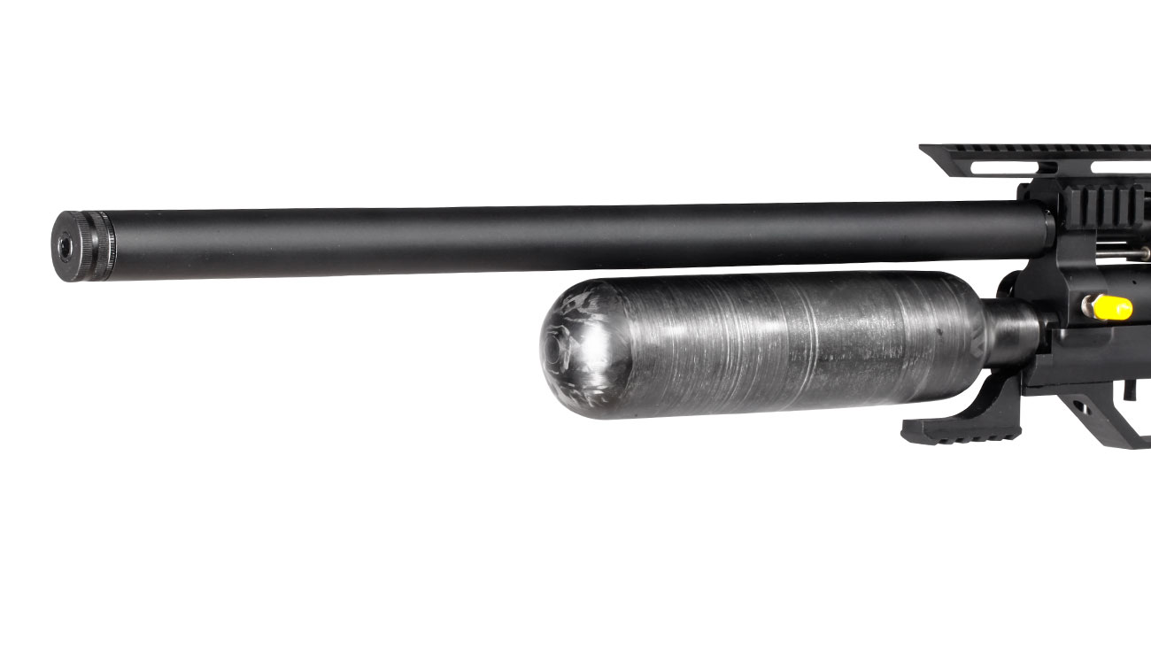 Reximex Meta Premium Pressluftgewehr 4,5mm Diabolo schwarz inkl. 2 x 14-Schuss Magazin, One-Shot-Tray und Waffenkoffer Bild 10