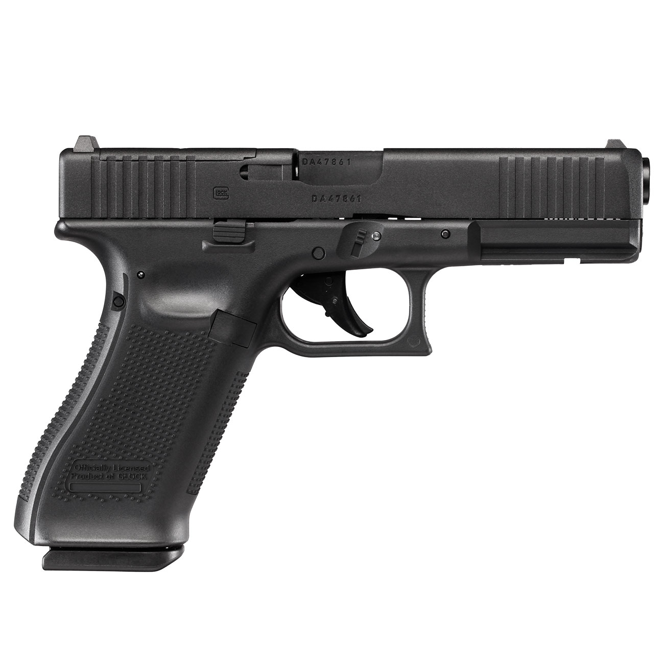 Glock 17 Gen5 MOS CO2 Luftpistole Kal. 4,5mm BB Blowback Metallschlitten schwarz Bild 3