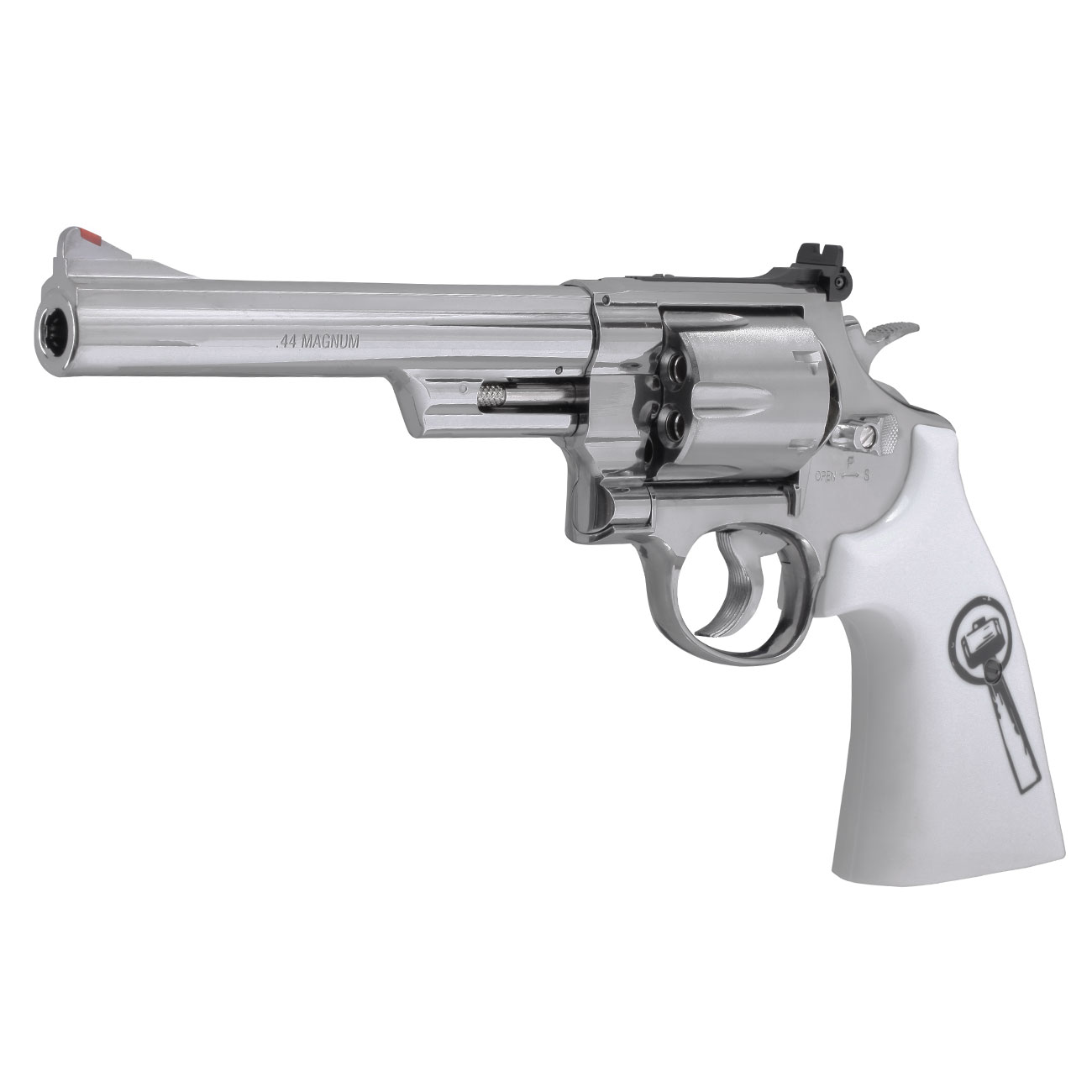 Smith & Wesson 629 Trust Me CO2 Revolver 4,5 mm BB Vollmetall chrom Bild 1