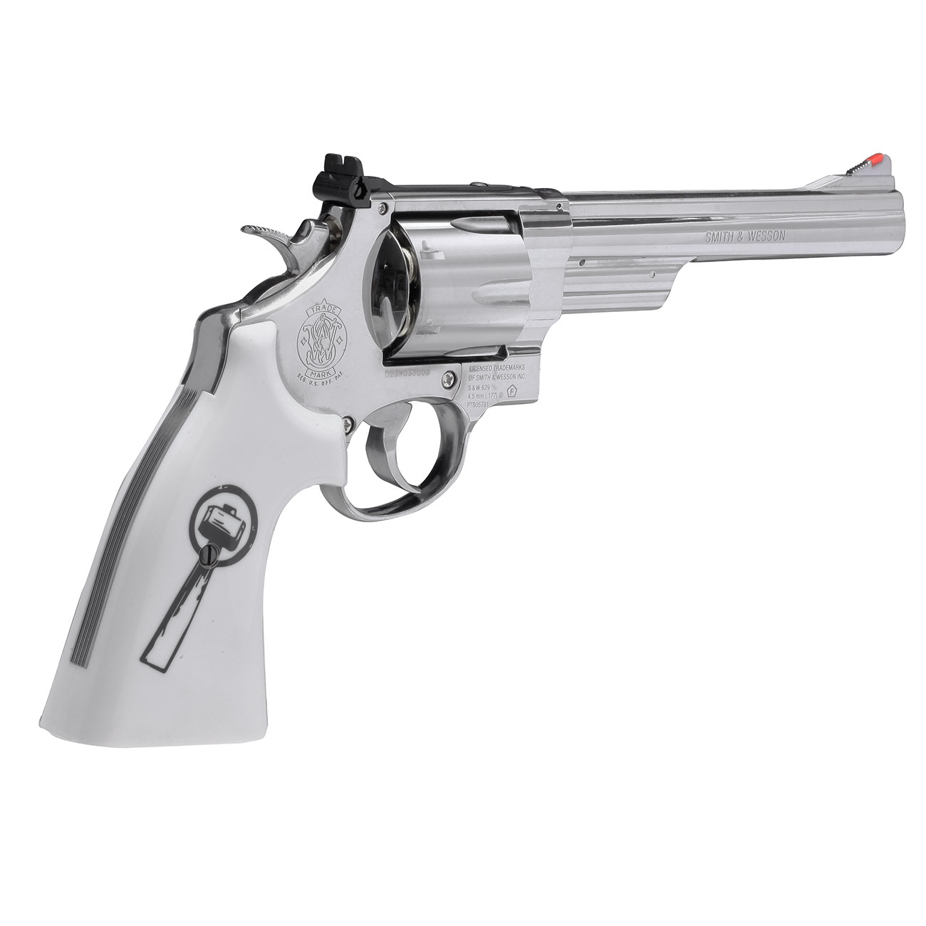 Smith & Wesson 629 Trust Me CO2 Revolver 4,5 mm BB Vollmetall chrom Bild 8