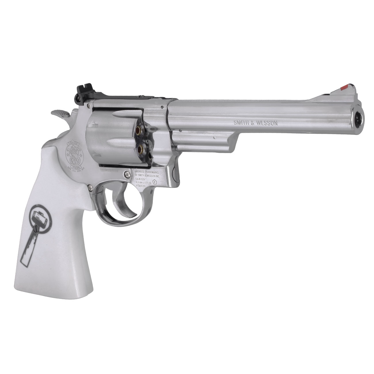 Smith & Wesson 629 Trust Me CO2 Revolver 4,5 mm BB Vollmetall chrom Bild 9