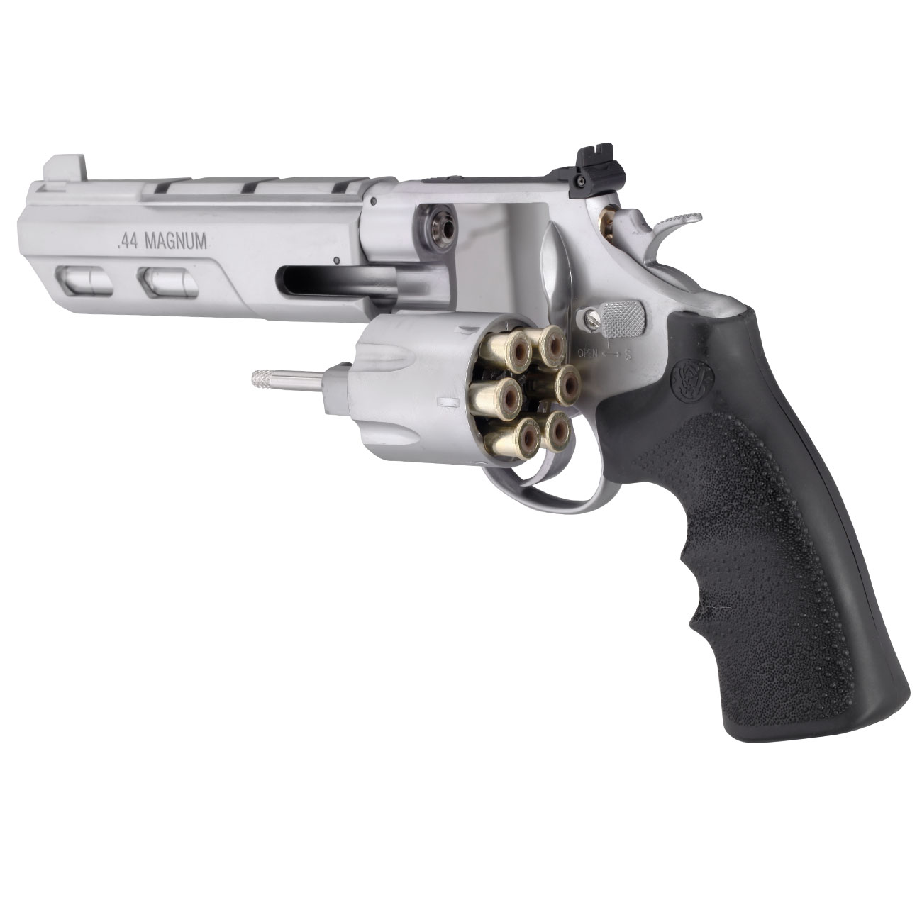 Smith & Wesson 629 Competitor CO2-Revolver 6 Zoll Kal. 4,5mm Stahl-BB silber/schwarz Bild 3