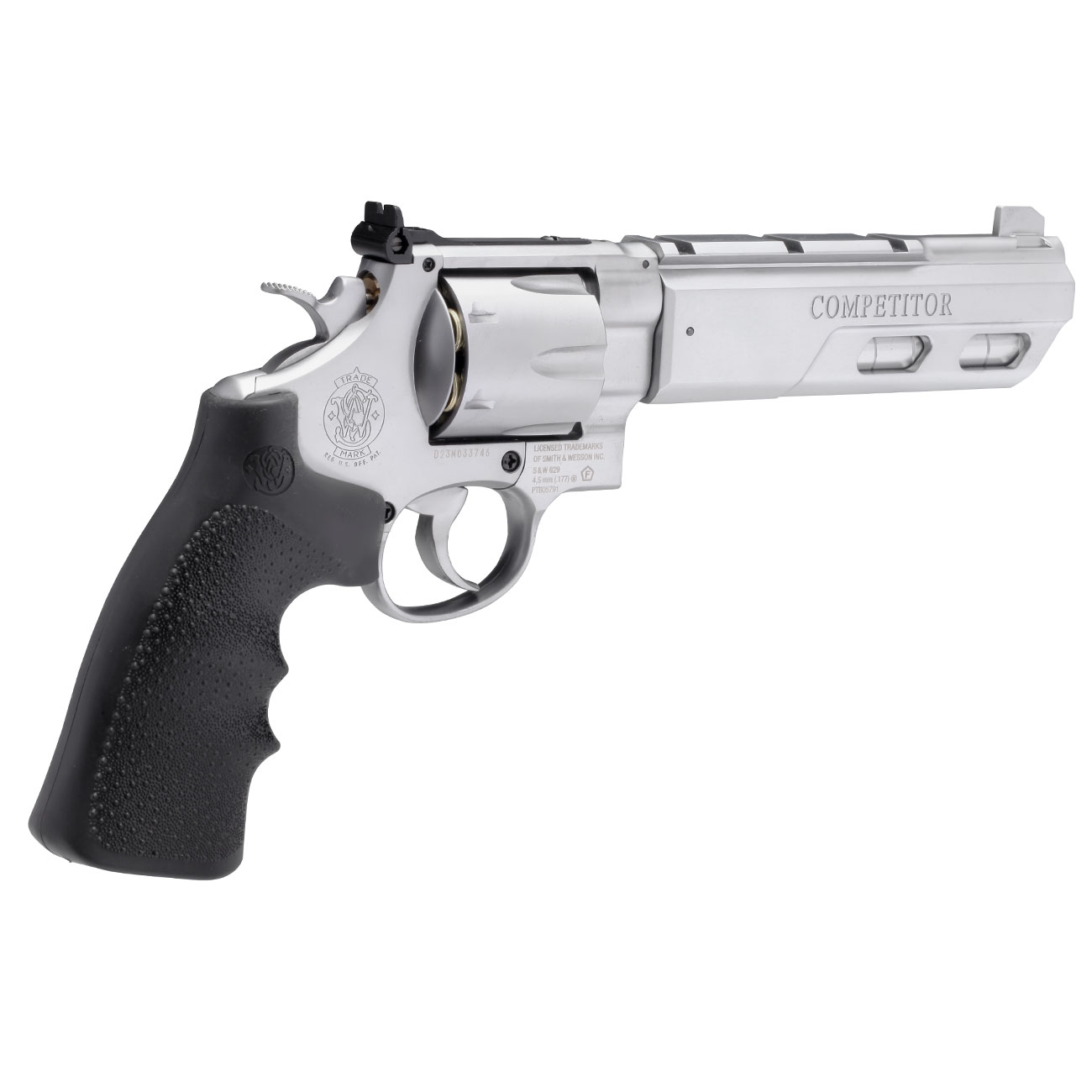 Smith & Wesson 629 Competitor CO2-Revolver 6 Zoll Kal. 4,5mm Stahl-BB silber/schwarz Bild 8