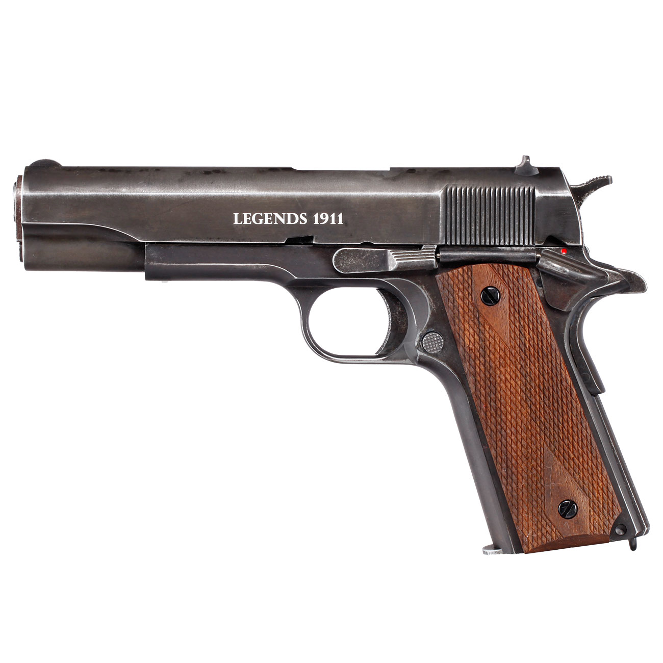 Legends 1911 Vintage CO2 Luftpistole 4,5 mm BB Blowback Antik-Finish mit Walnussholz Griffschalen