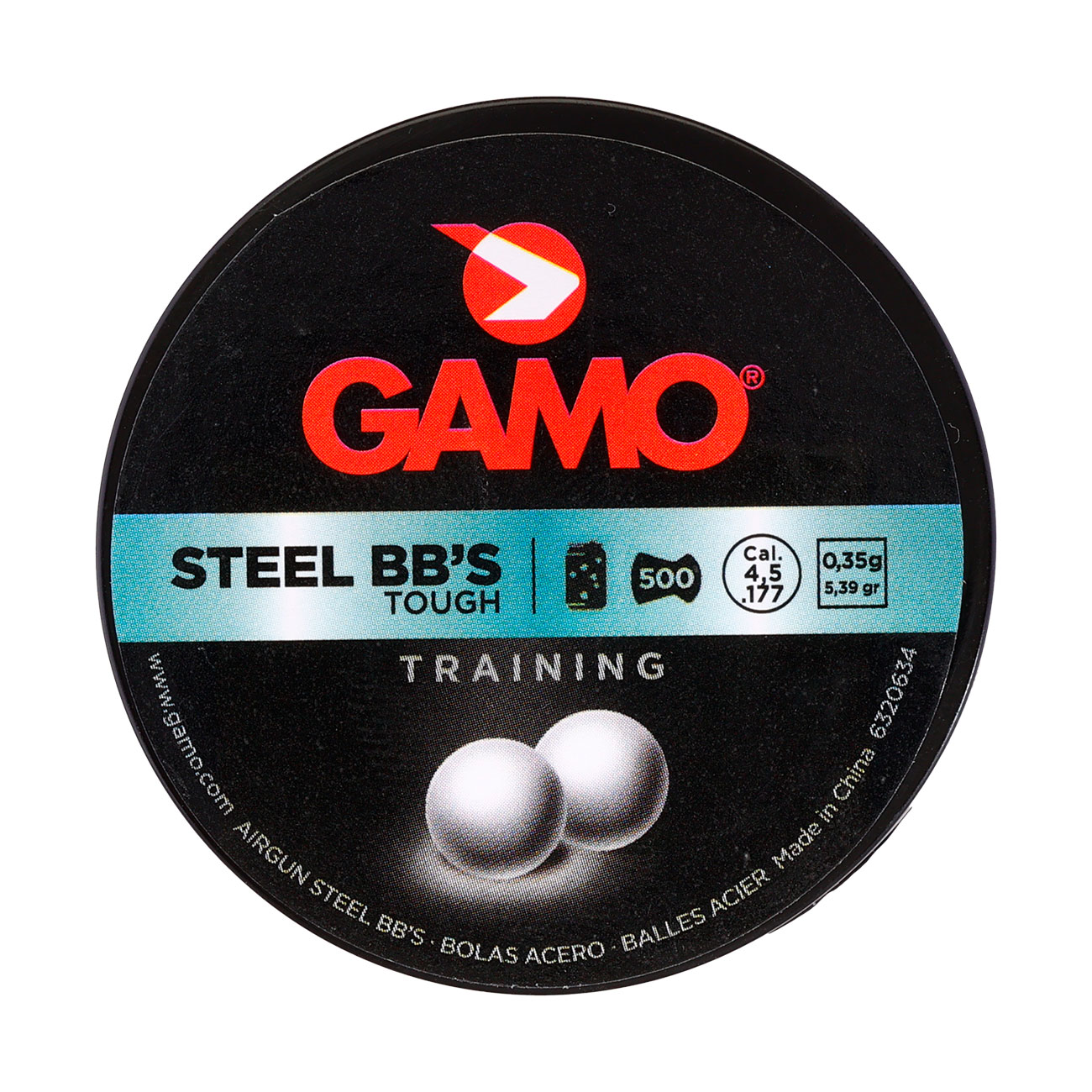 Gamo Training Stahl-Rundkugeln Kal. 4,5mm 500er Dose Bild 3