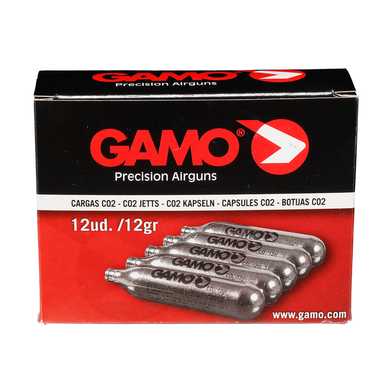 Gamo CO2 Kapseln 12 Stck je 12g Bild 1