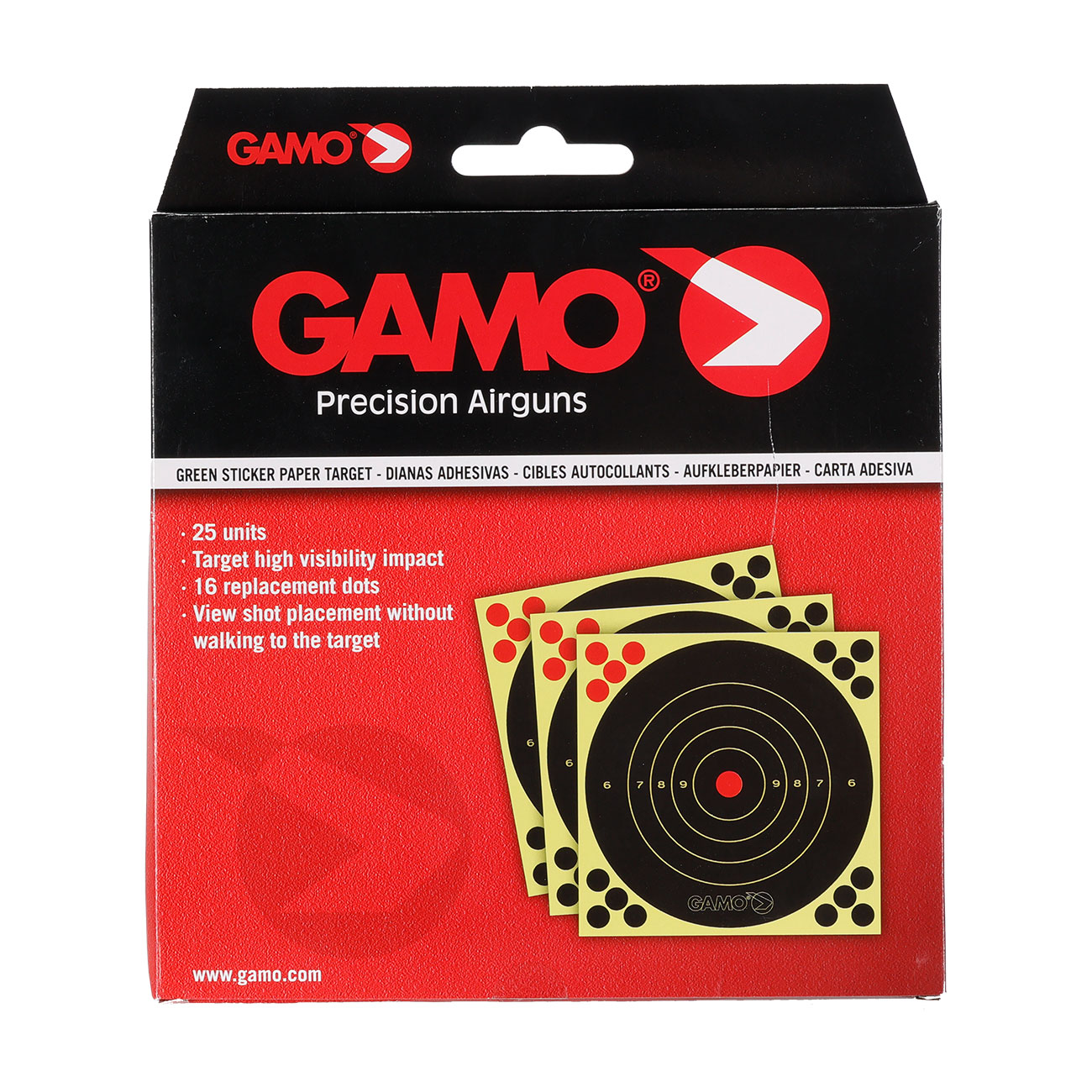 Gamo Klebe-Zielscheiben Green Sticker 20 cm 25 Stck Bild 1