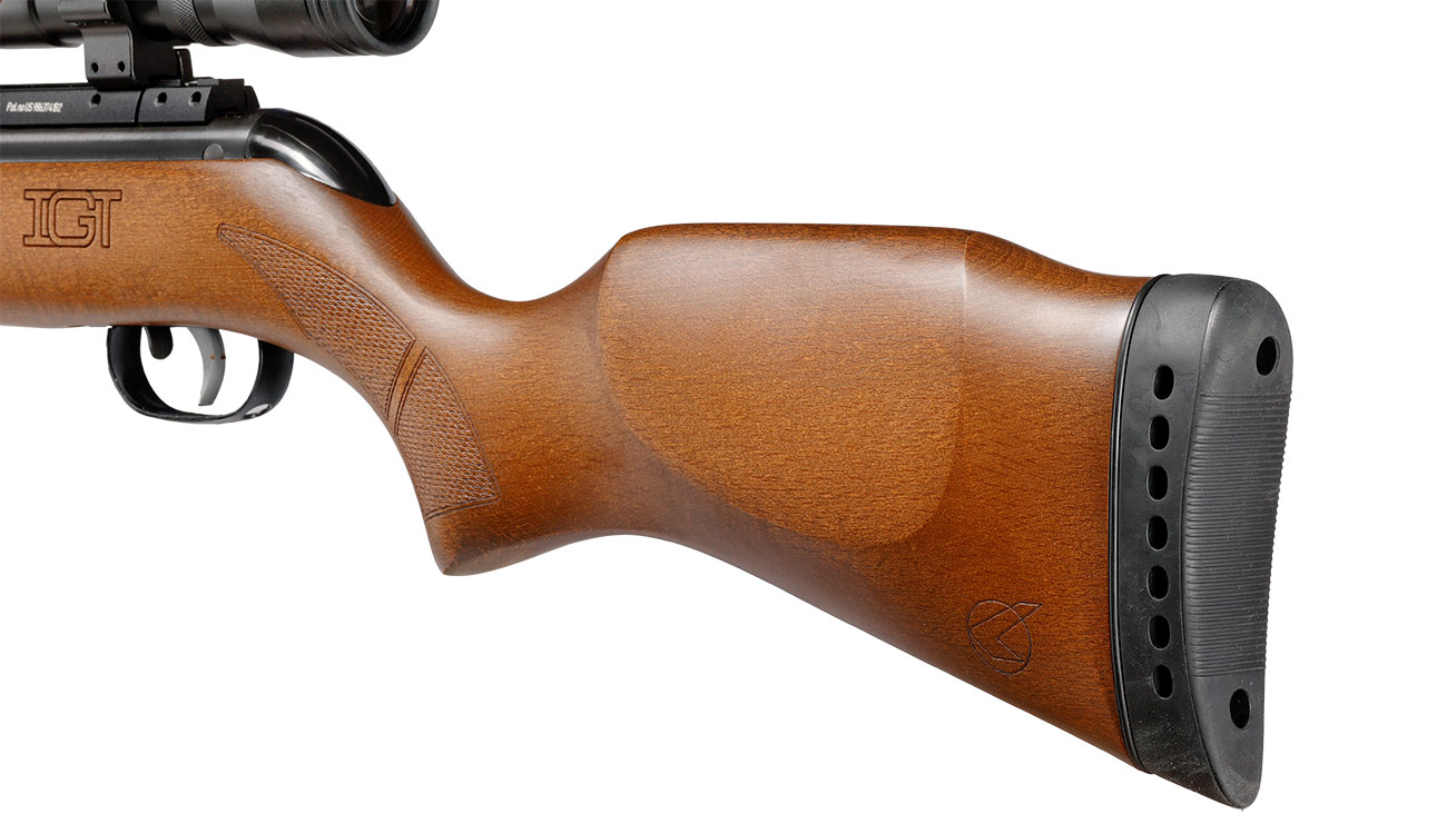 Gamo Hunter Maxxim Luftgewehr Kal. 4,5mm Diabolo Buchenholz inkl. Zielfernrohr WRH 4x32 Bild 9