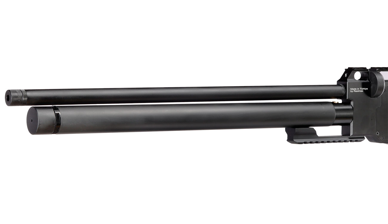 Reximex Force 1 Pressluftgewehr PCP Kal. 4,5mm Diabolo schwarz inkl. 2 x 14-Schuss Magazin u. Waffenkoffer Bild 6