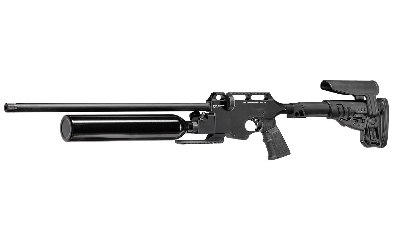 Reximex Force 2 Pressluftgewehr 4,5mm Diabolo schwarz inkl. 2 x 14-Schuss Magazin und Waffenkoffer Bild 1