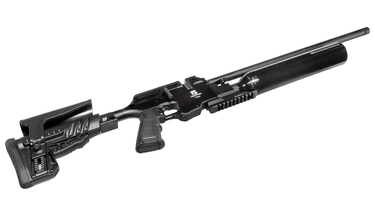 Reximex Force 2 Pressluftgewehr 4,5mm Diabolo schwarz inkl. 2 x 14-Schuss Magazin und Waffenkoffer Bild 10