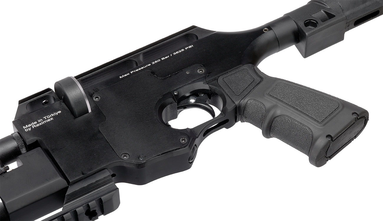 Reximex Force 2 Pressluftgewehr 4,5mm Diabolo schwarz inkl. 2 x 14-Schuss Magazin und Waffenkoffer Bild 7